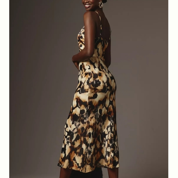 New Anthropologie Conditions Apply Midi Dress Small - Picture 3 of 12